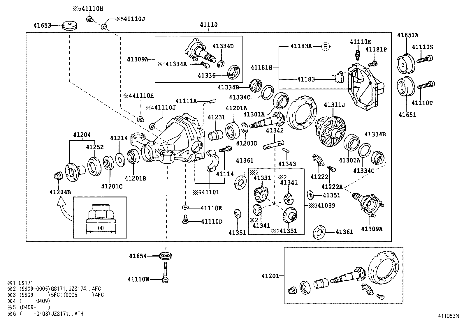 Rear Axle Housing Differential