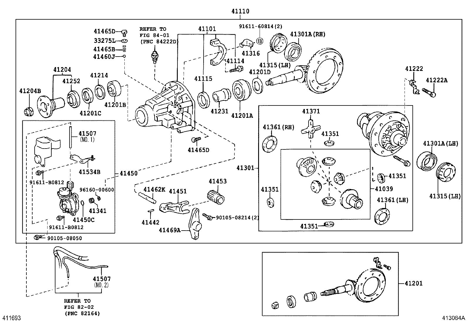 Rear Axle Housing Differential
