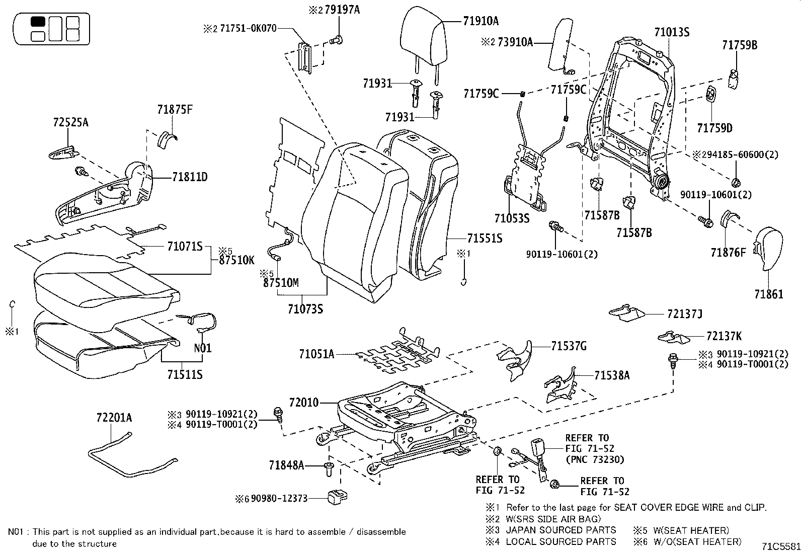 Seat & Seat Track