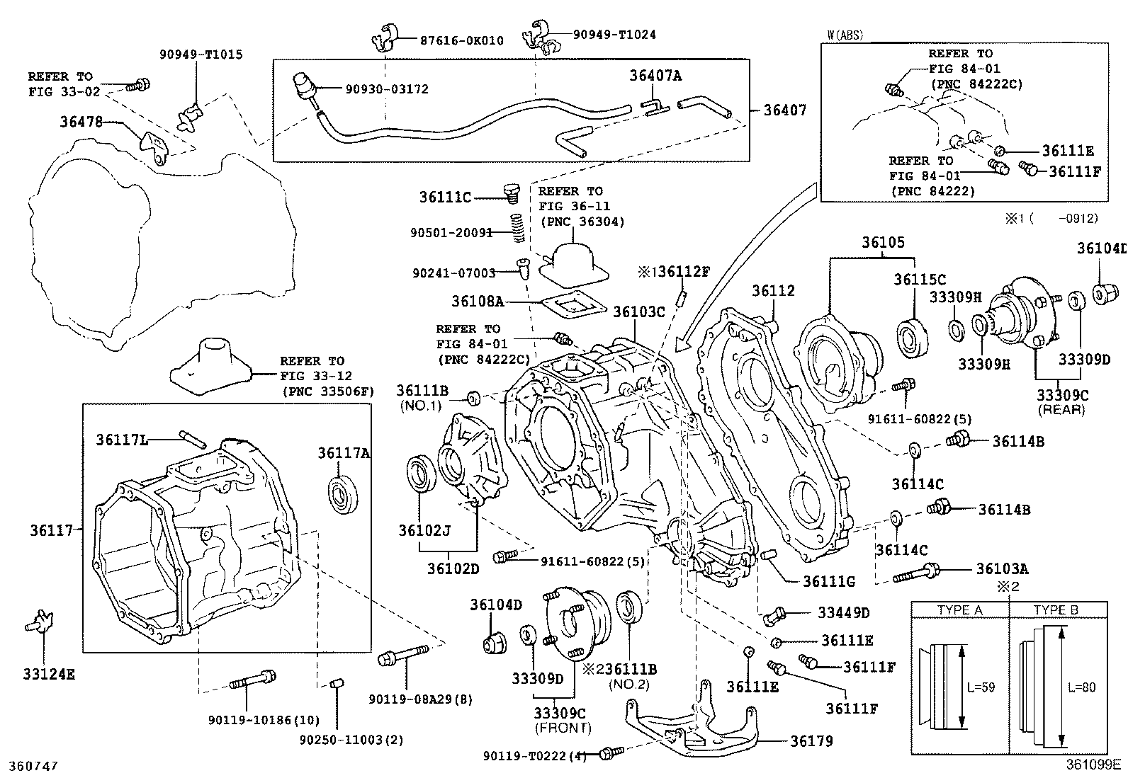 Transfer Case & Extension Housing