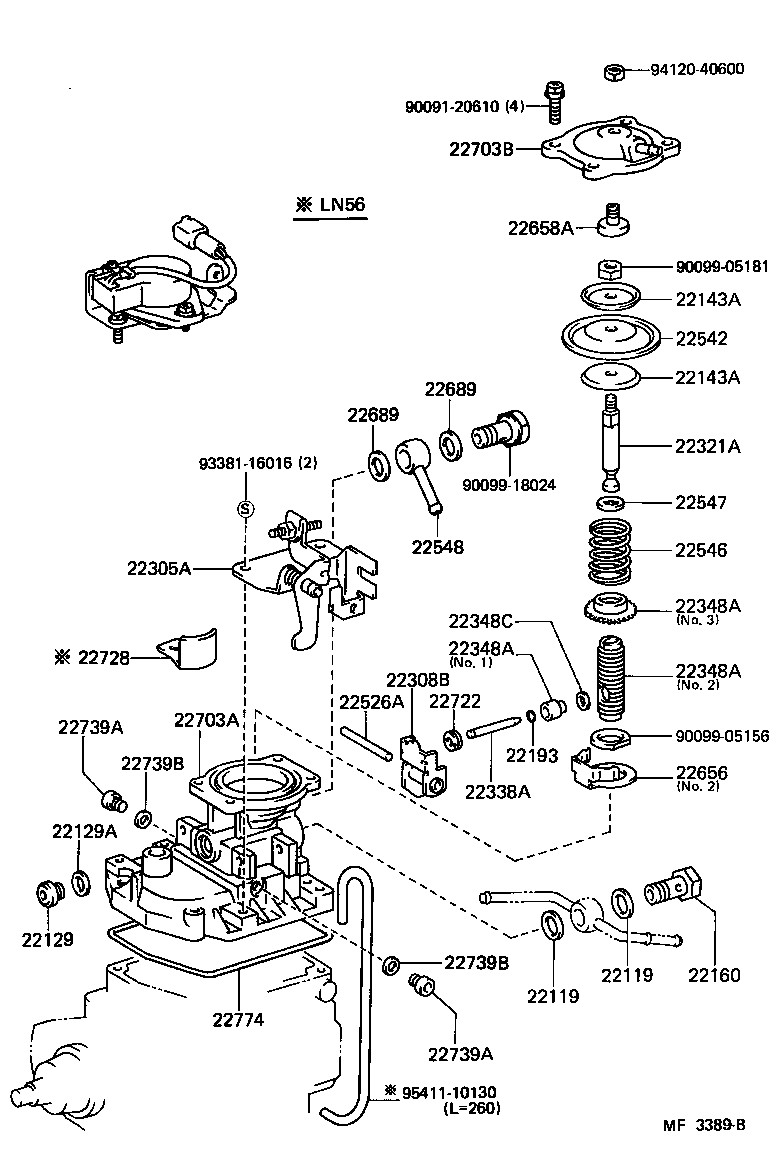 Cuerpo de la bomba de inyección