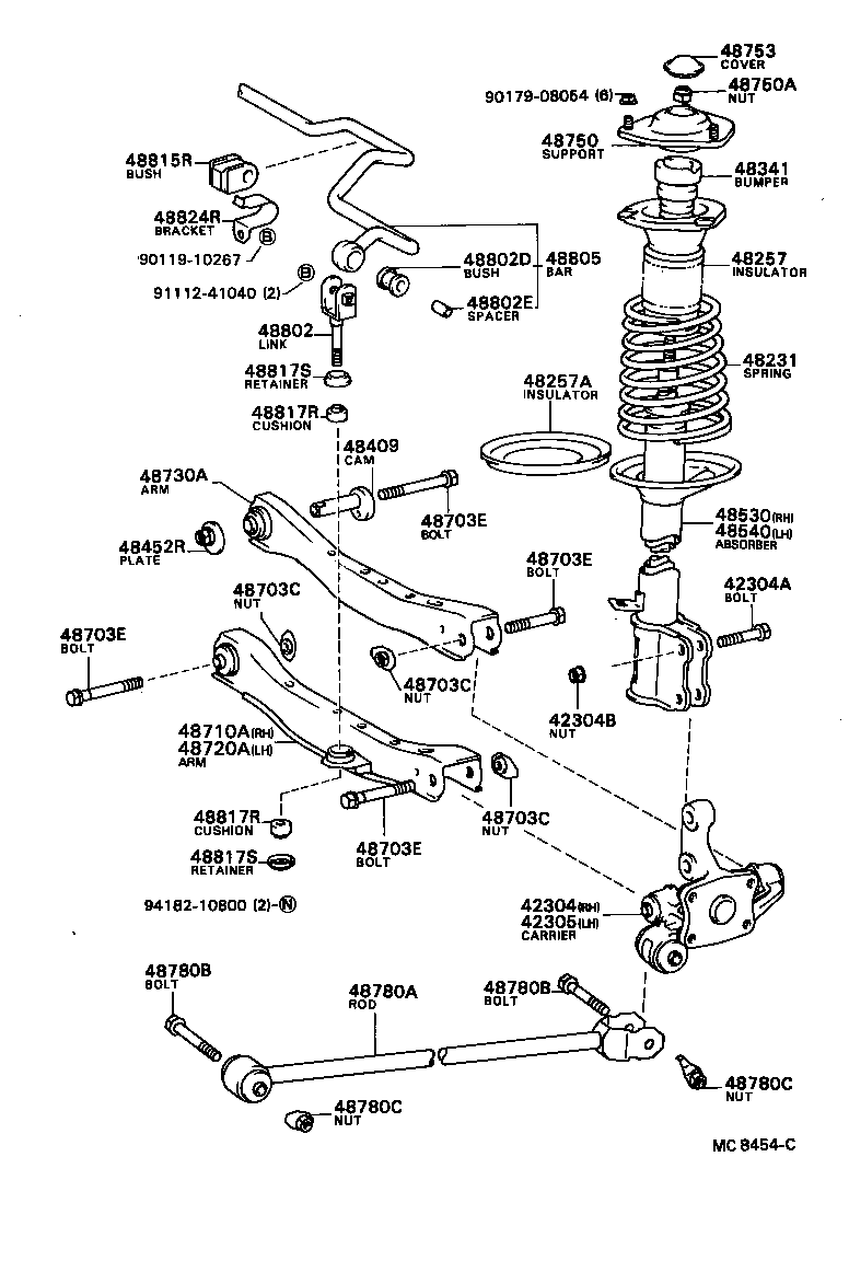 Rear Spring & Shock Absorber