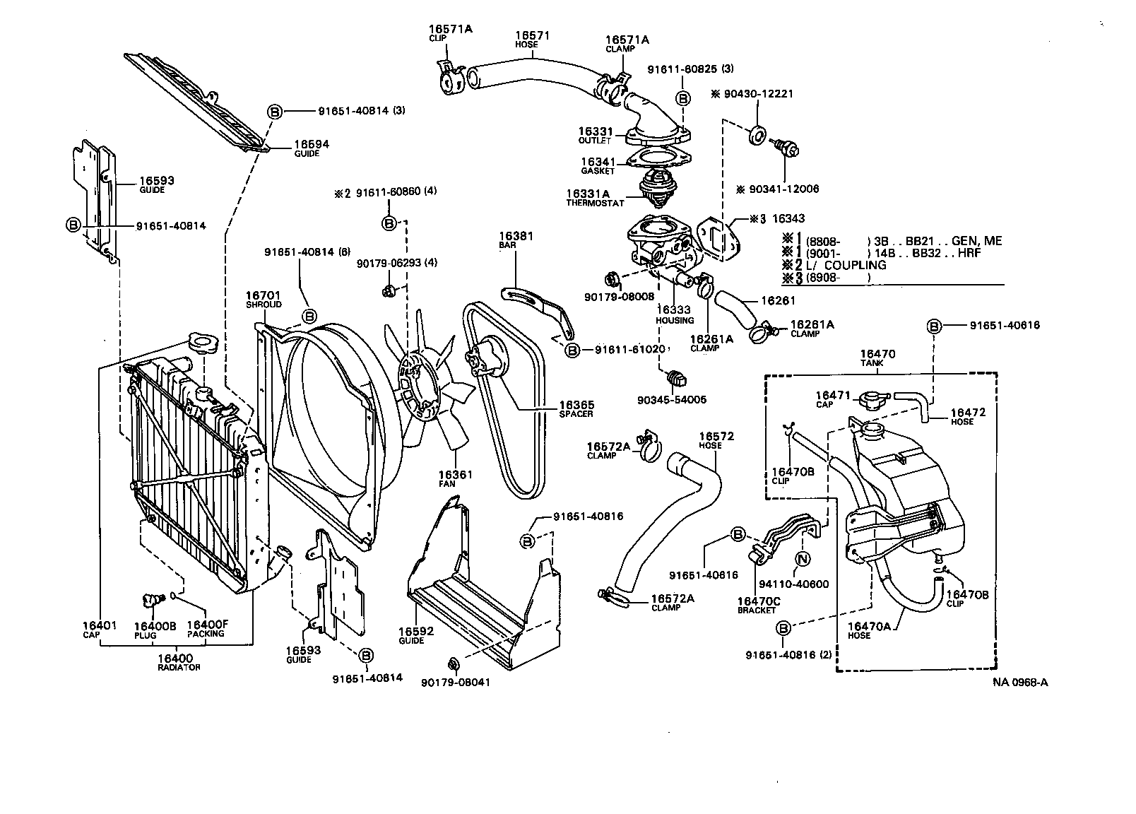 Radiator Water Outlet