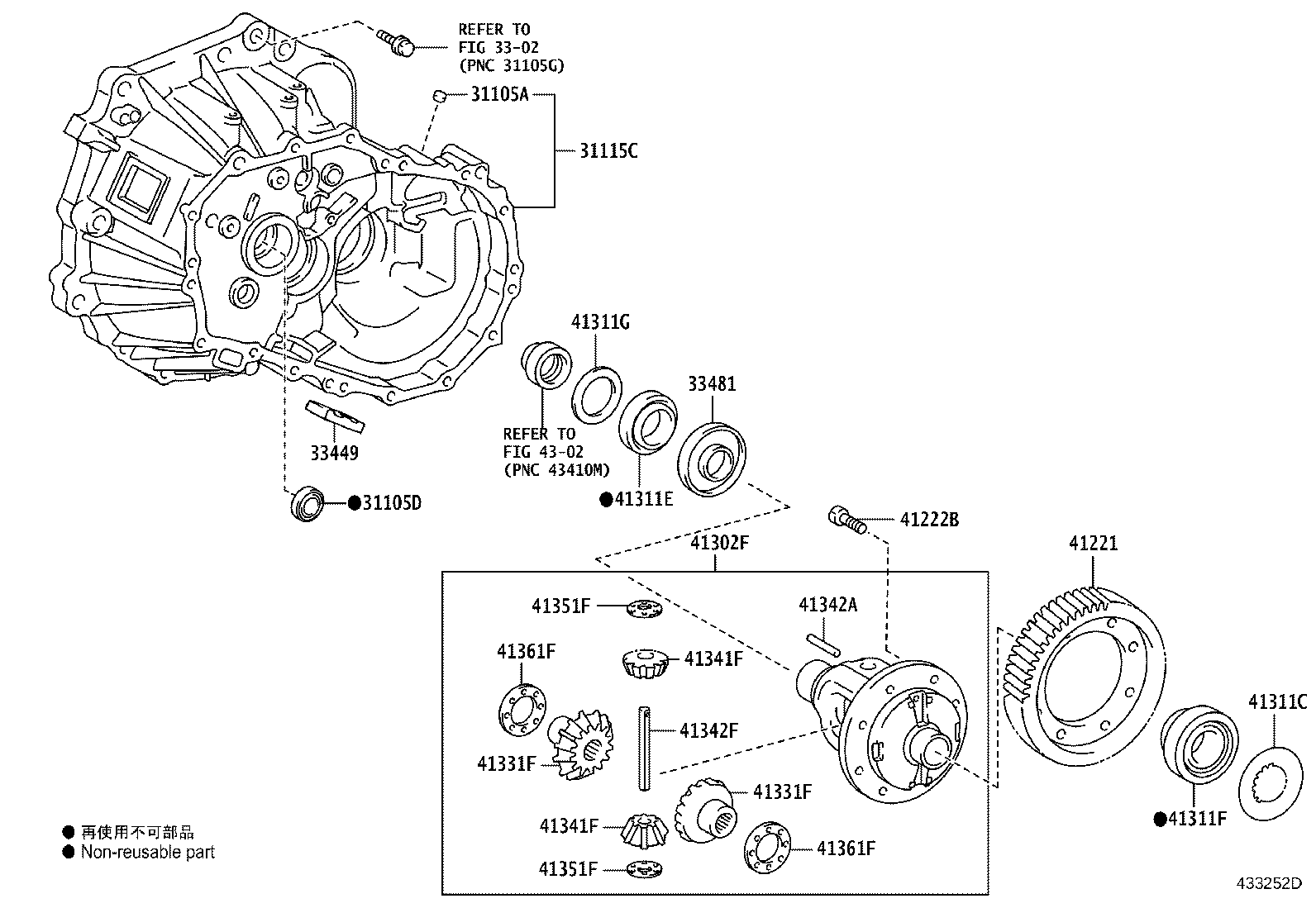 Front Axle Housing & Differential