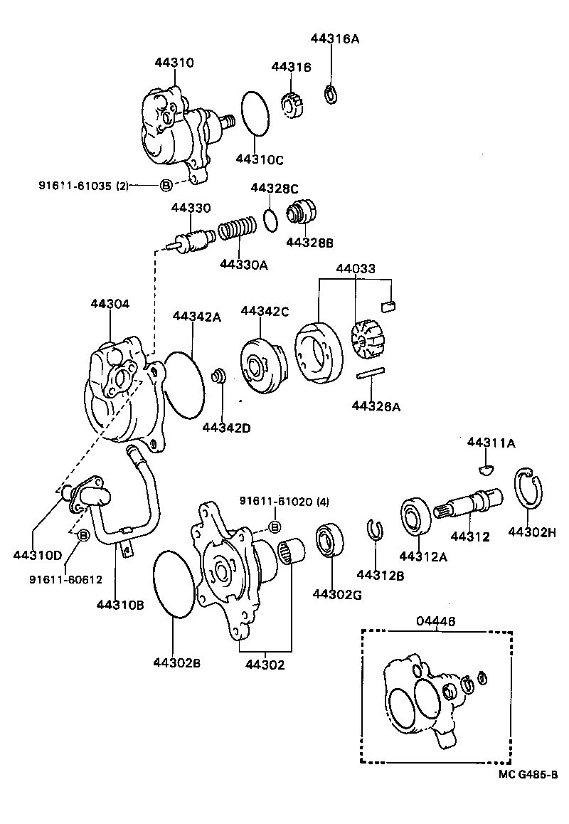 Vane Pump & Reservoir