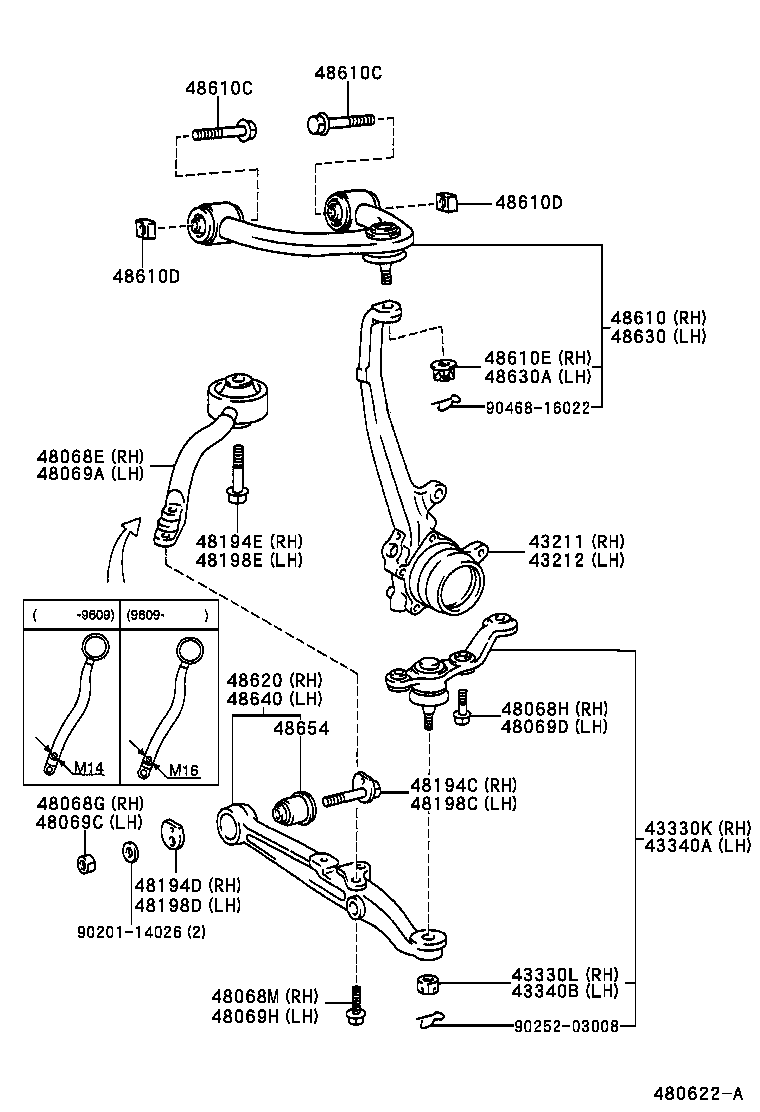 Front Axle Arm Steering Knuckle