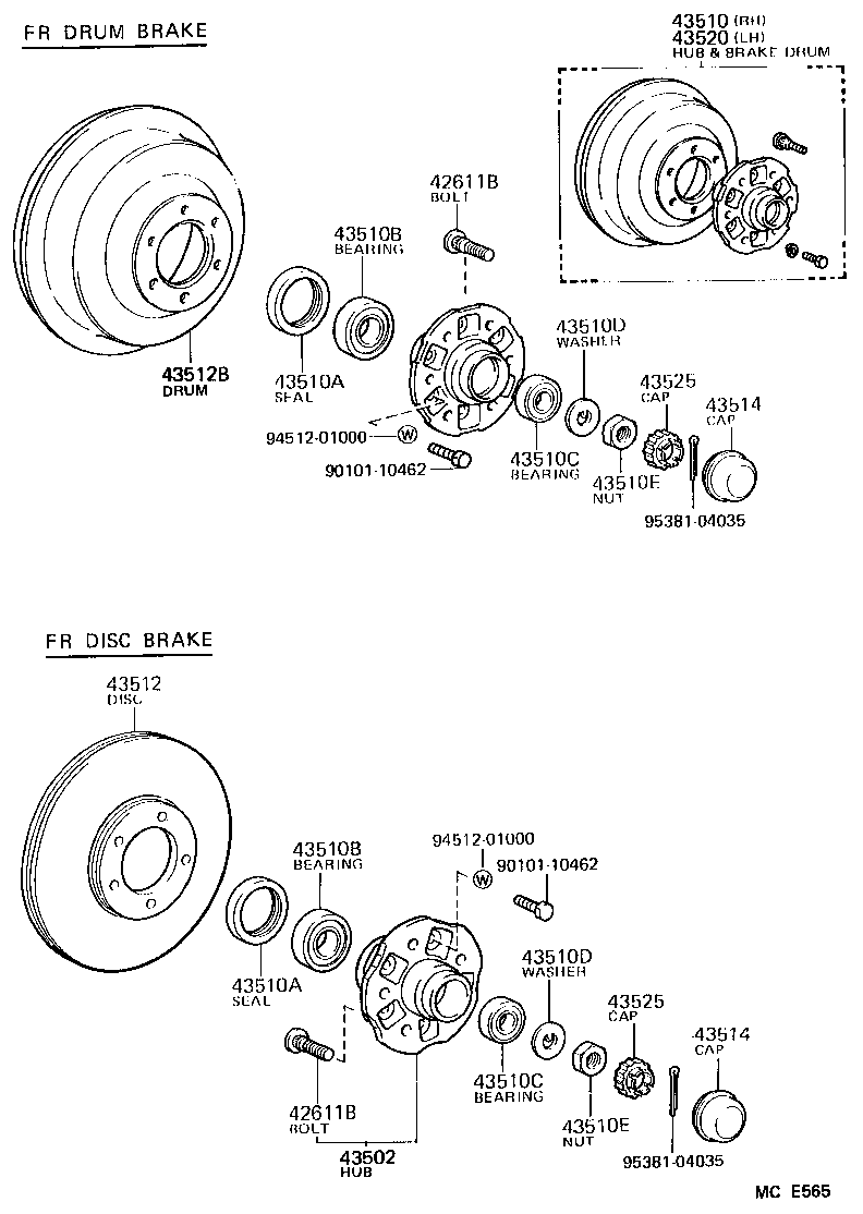 Front Axle Hub