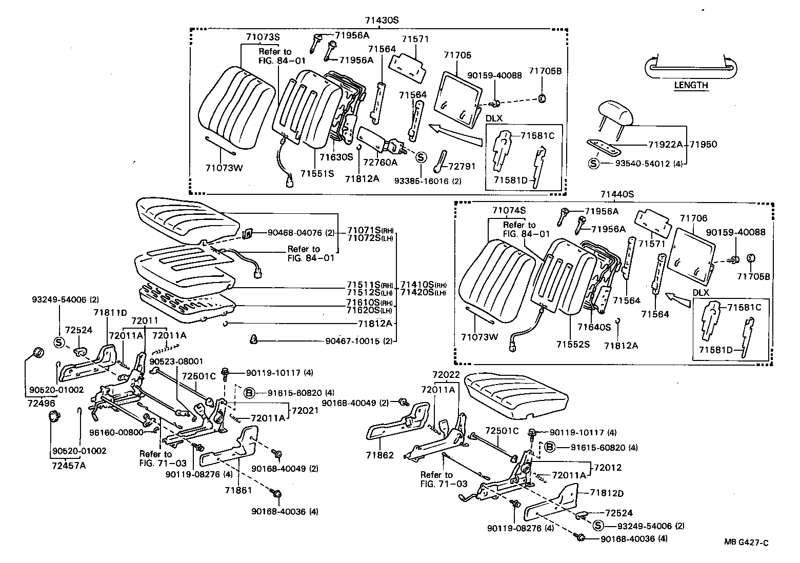 Front Seat & Seat Track