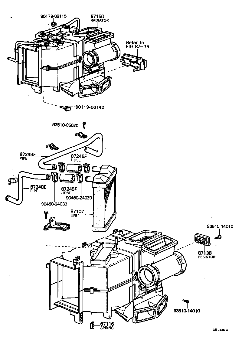 Heating Air Conditioning Heater Unit Blower