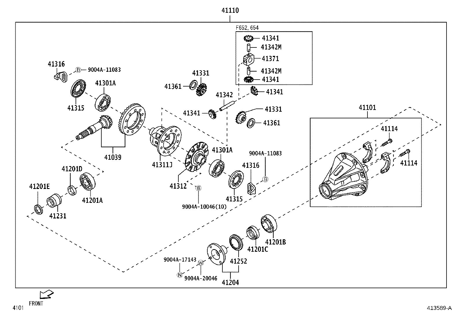 Rear Axle Housing Differential
