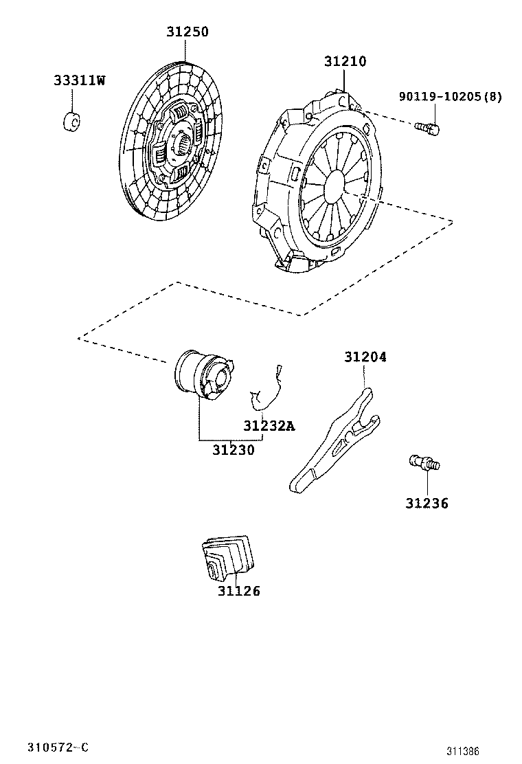 Clutch & Release Fork