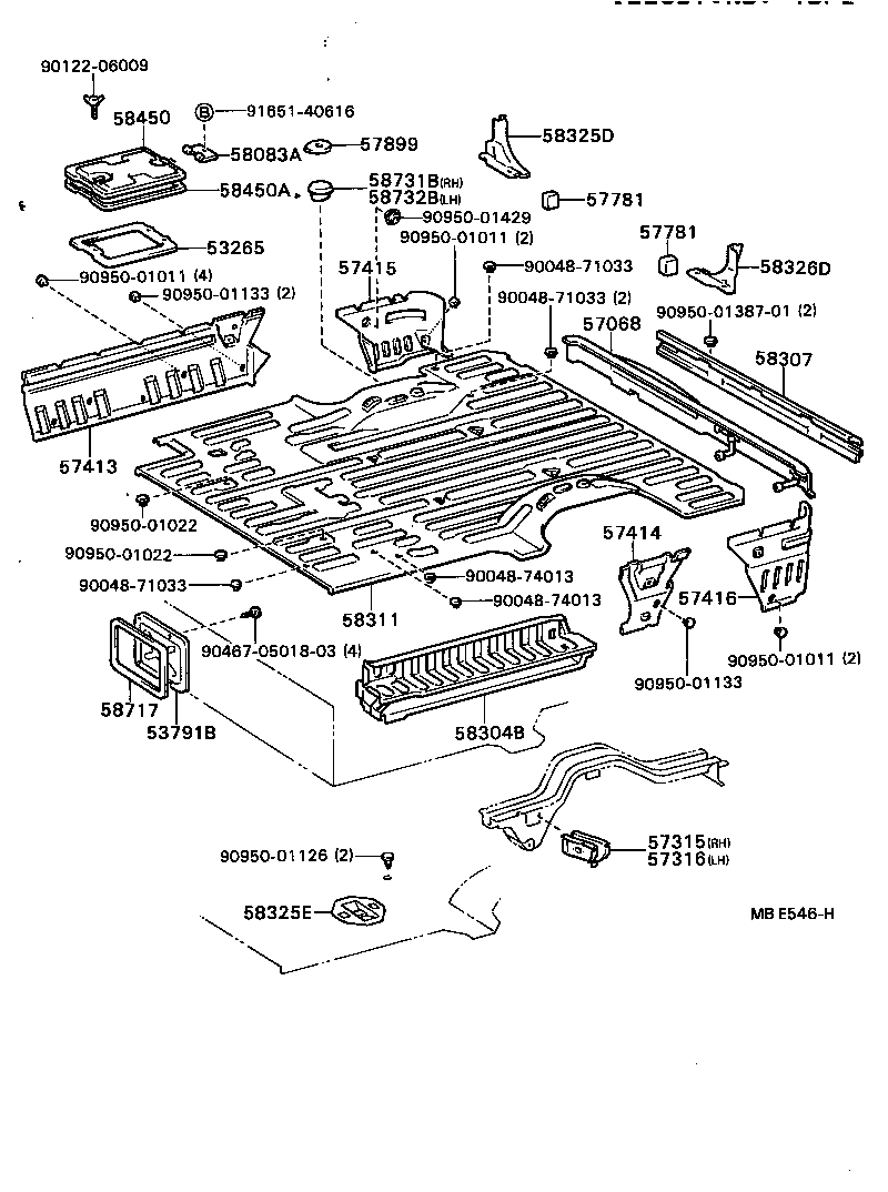 Rear Floor Panel