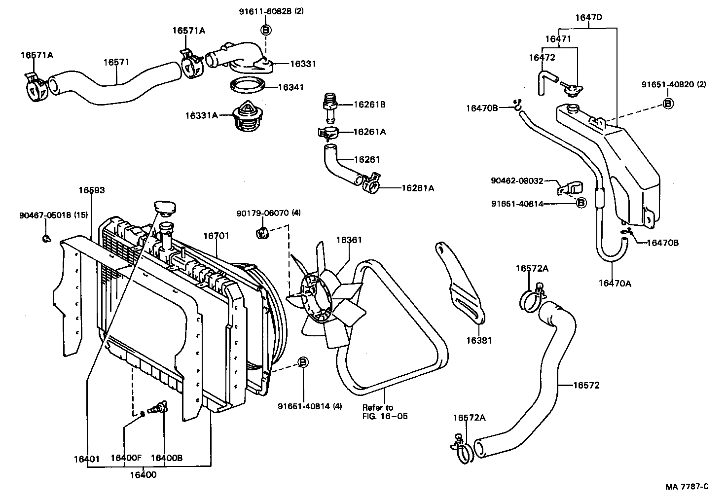 Radiator Water Outlet