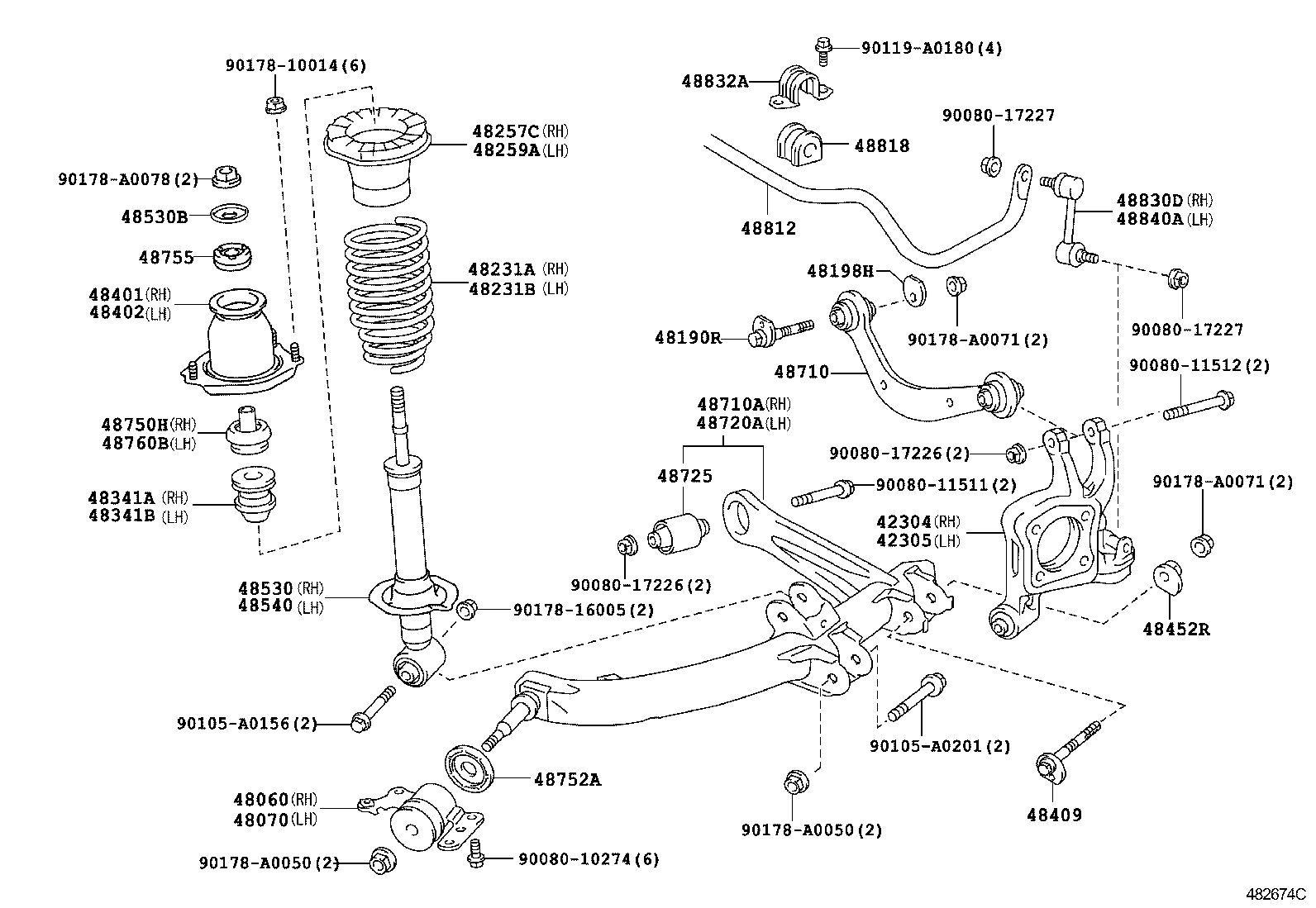 Rear Spring & Shock Absorber
