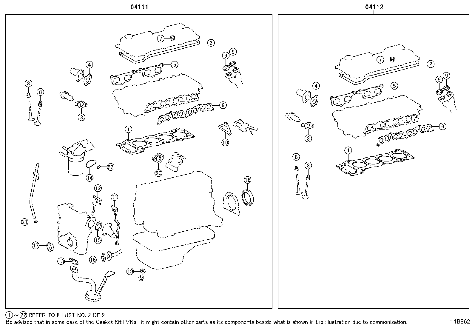Engine Overhaul Gasket Kit