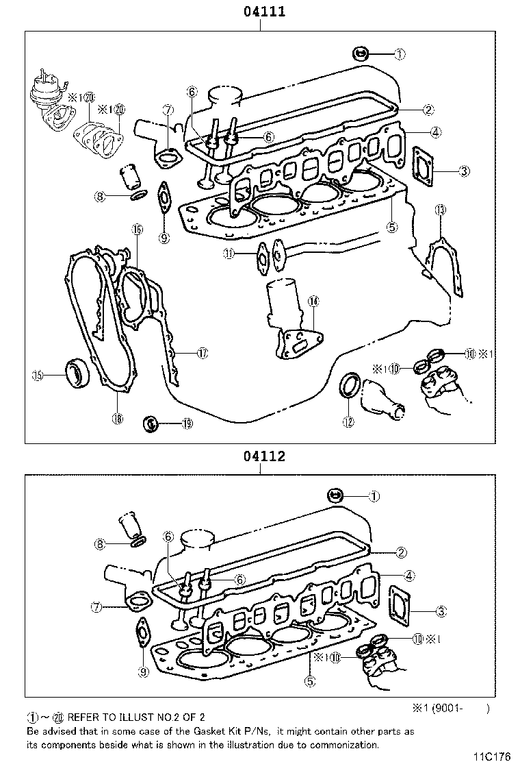 Engine Overhaul Gasket Kit