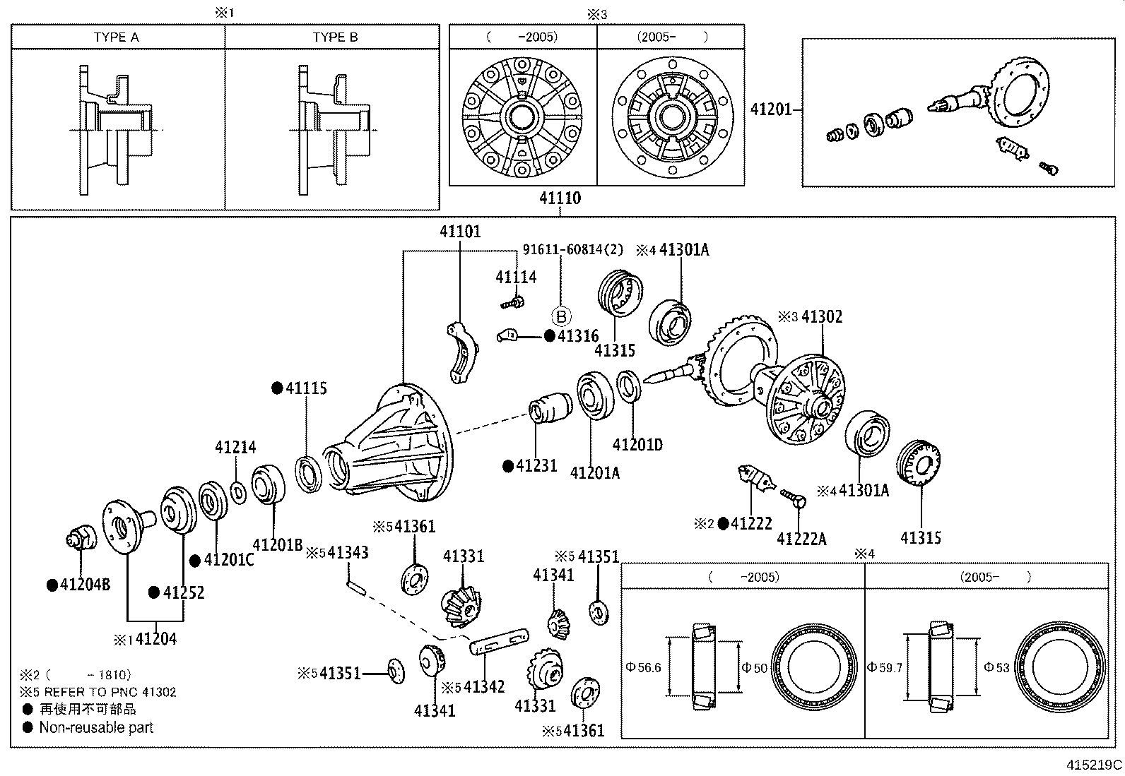 Rear Axle Housing Differential