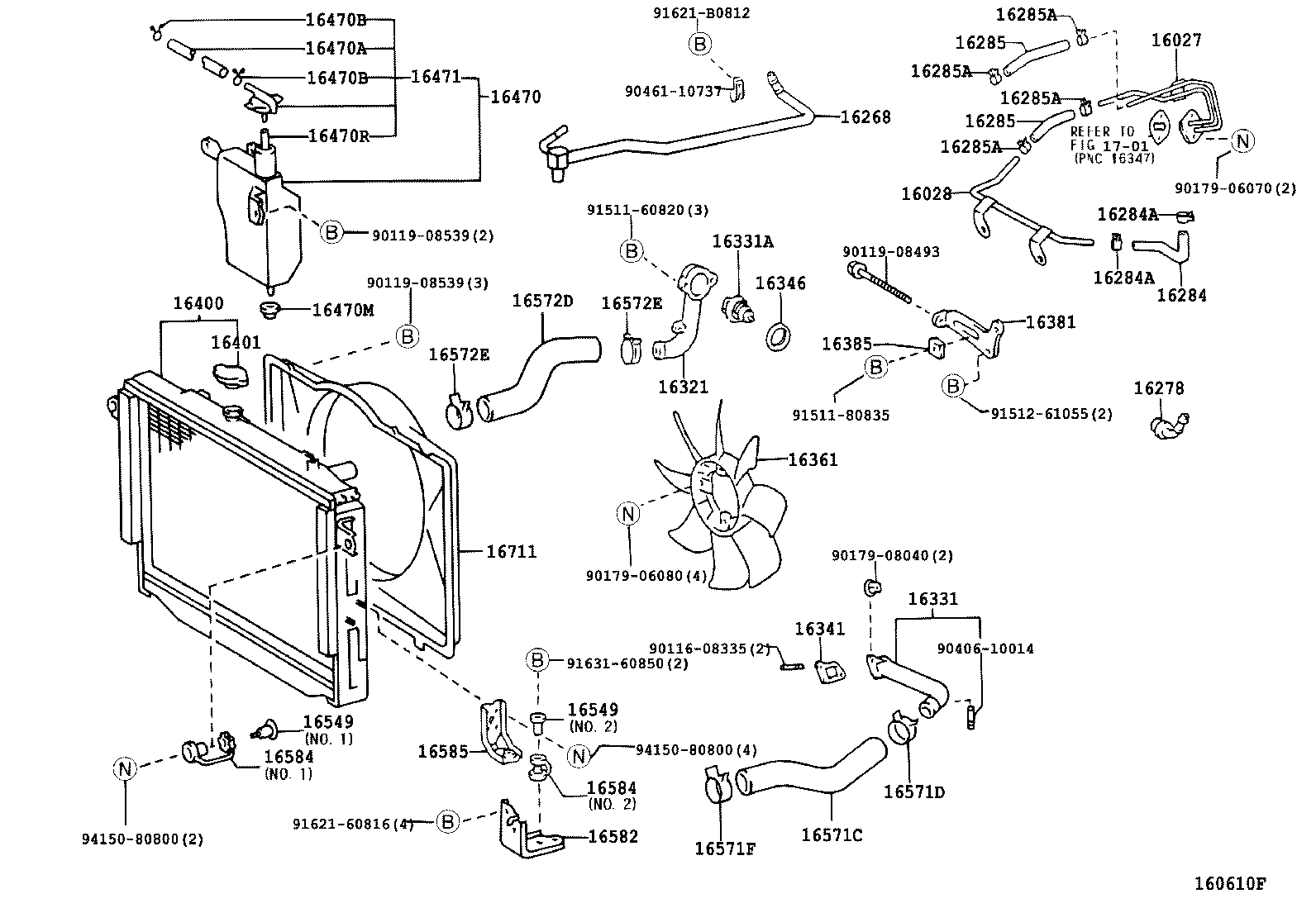 Radiator Water Outlet