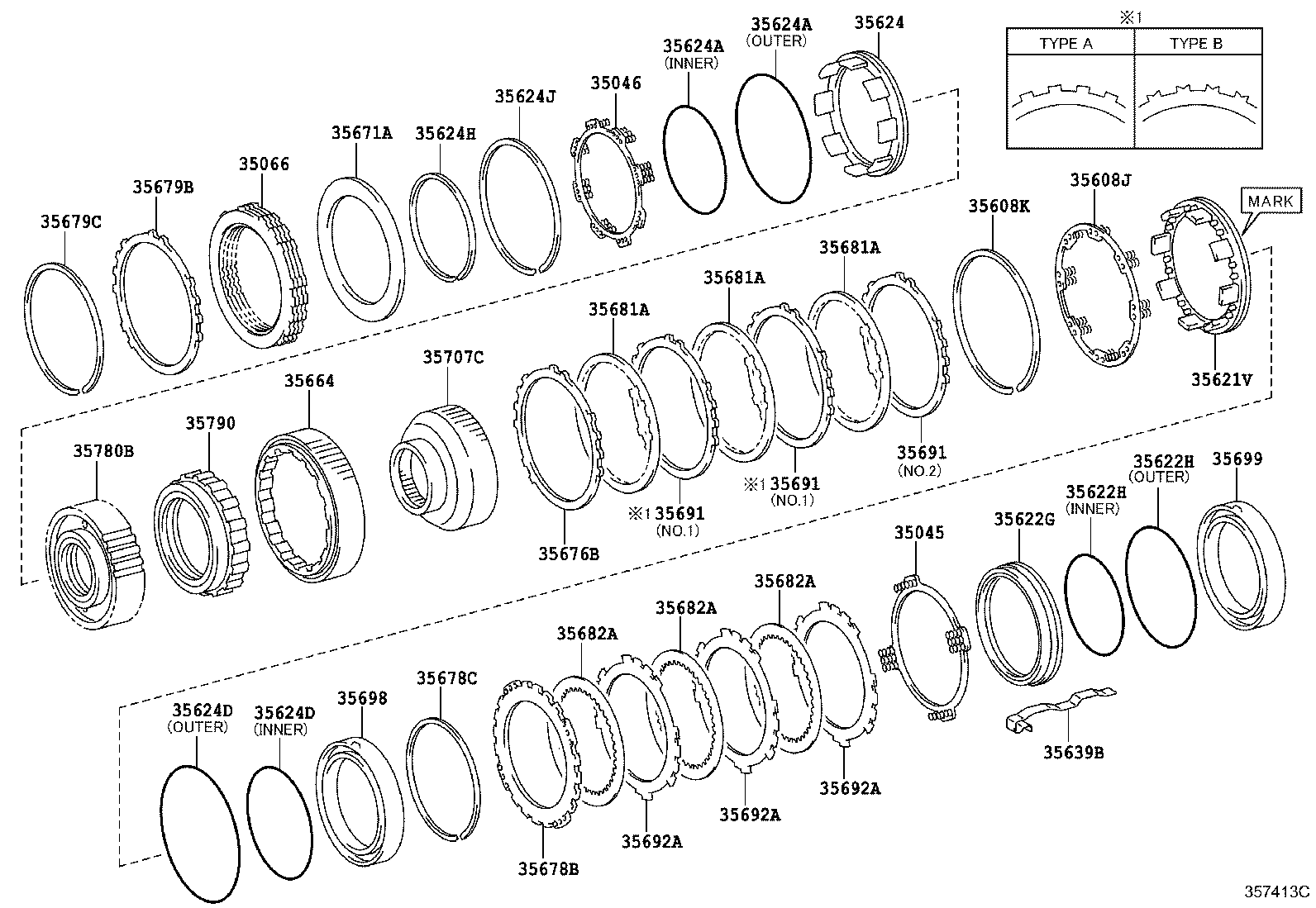 Center Support Planetary Sun Gear
