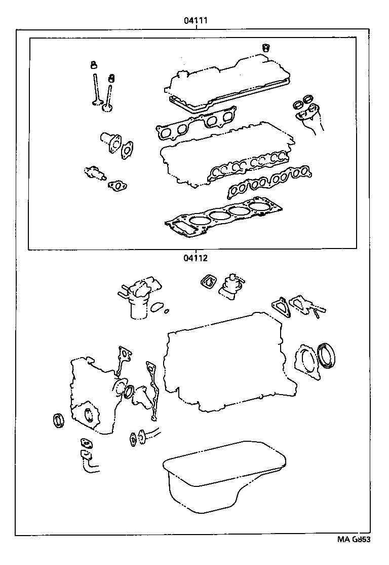 Engine Overhaul Gasket Kit