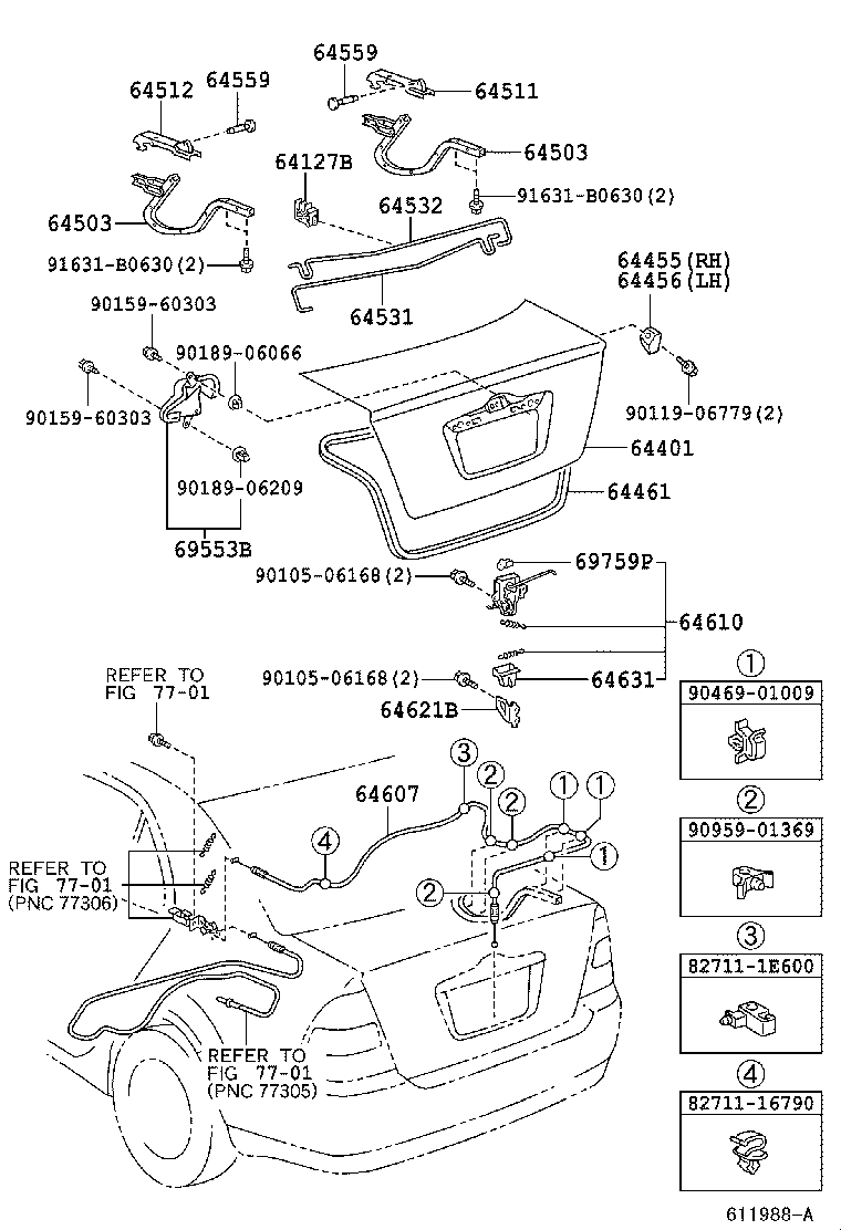 Luggage Compartment Door & Lock