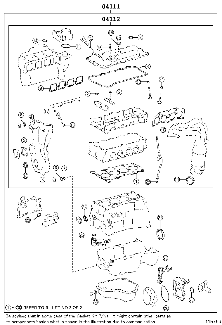 Engine Overhaul Gasket Kit