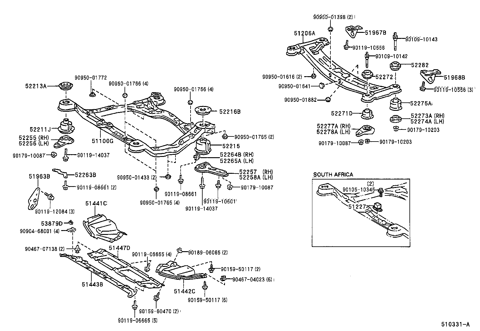 Suspension Crossmember & Under Cover