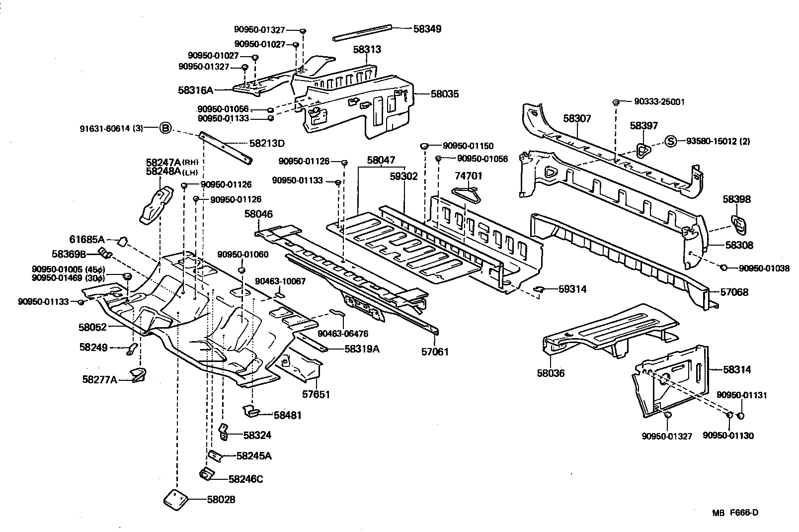 Floor Pan & Lower Back Panel