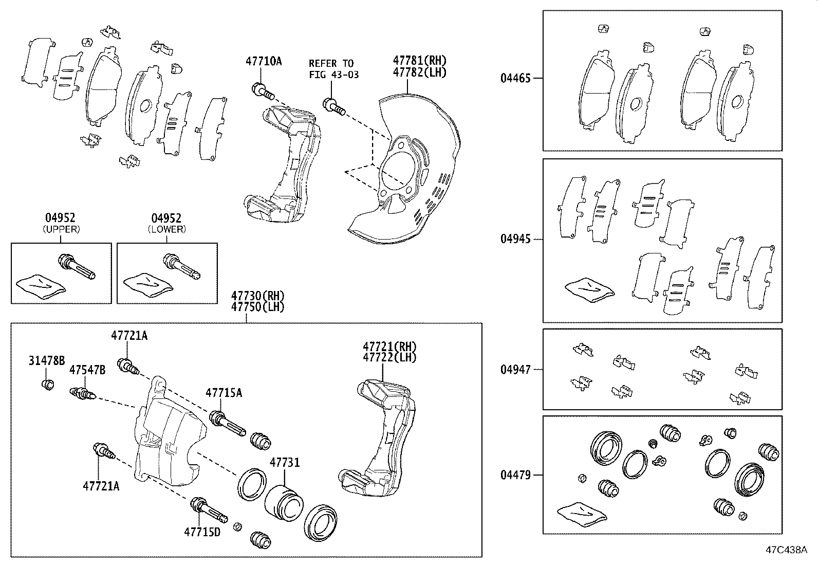 Front Disc Brake Caliper Dust Cover