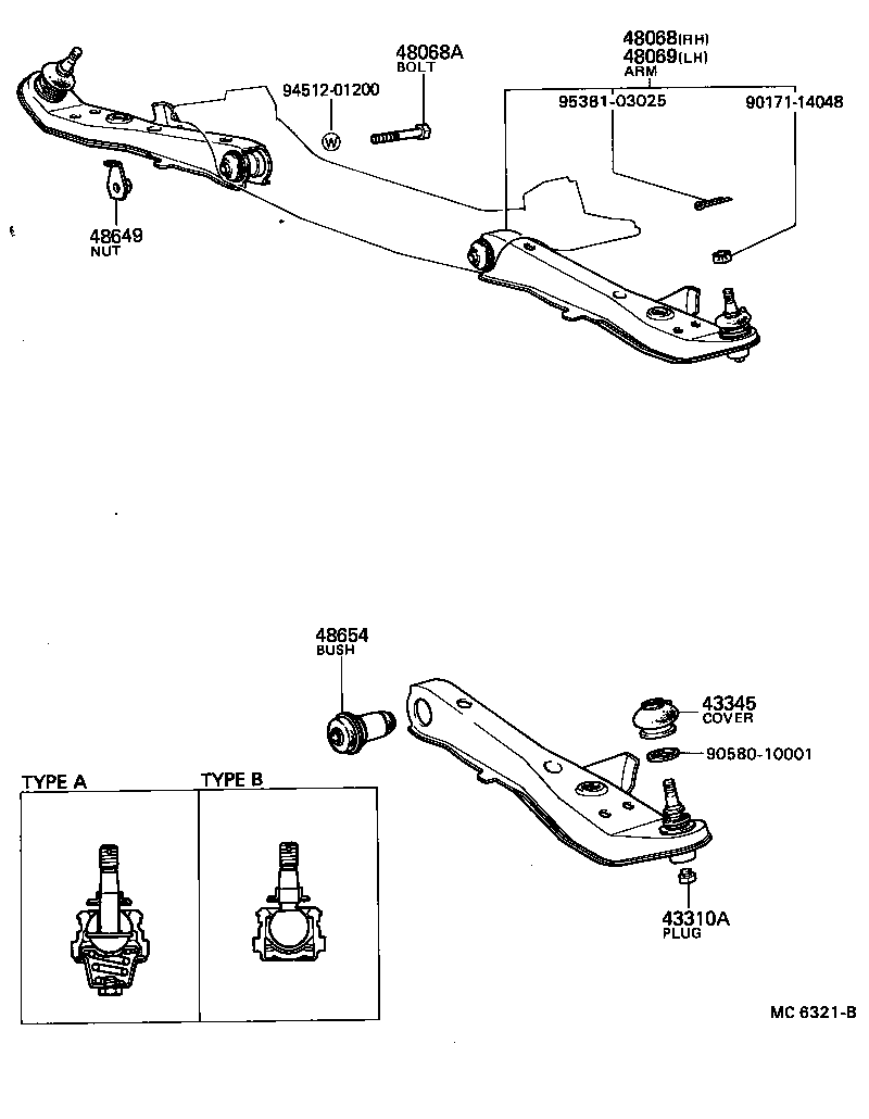 Front Axle Arm Steering Knuckle