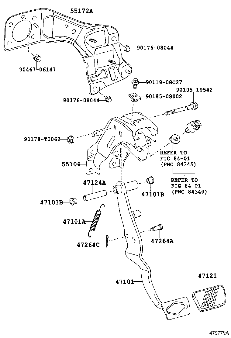 Brake Pedal & Bracket