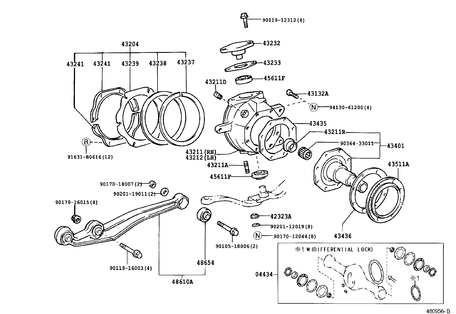 Front Axle Arm Steering Knuckle