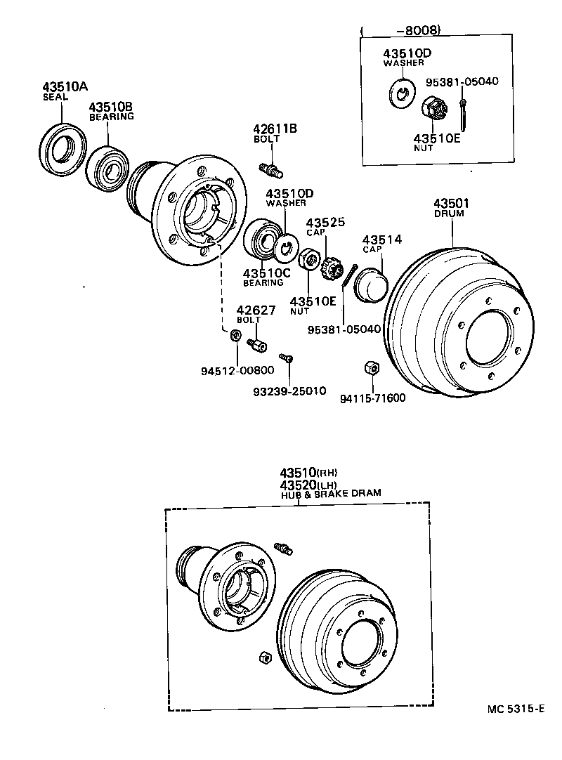 Front Axle Hub