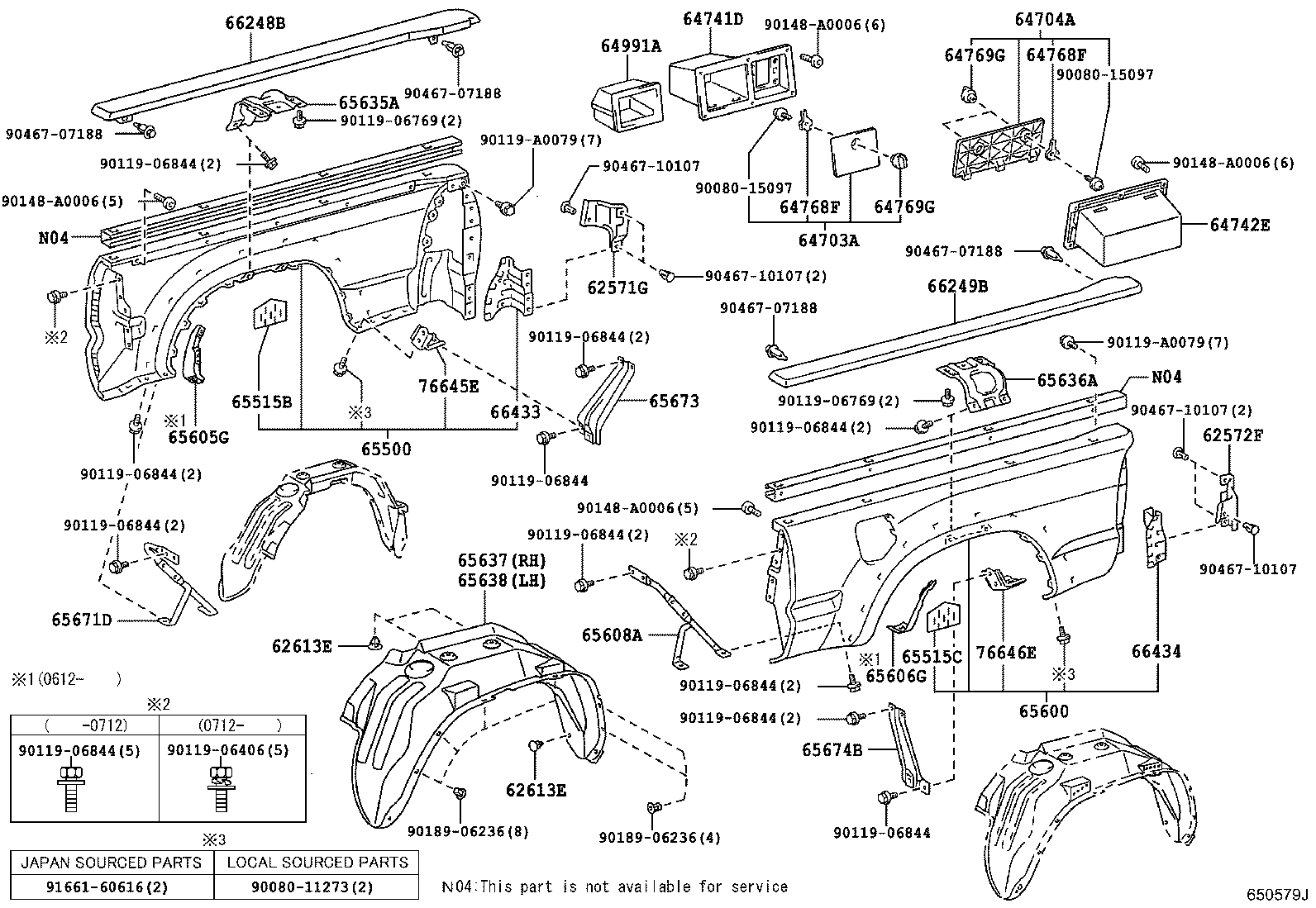 Rear Body Side Panel