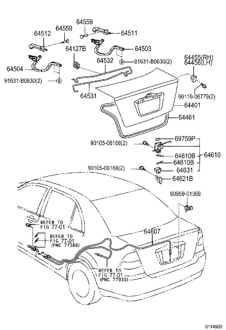 Luggage Compartment Door & Lock