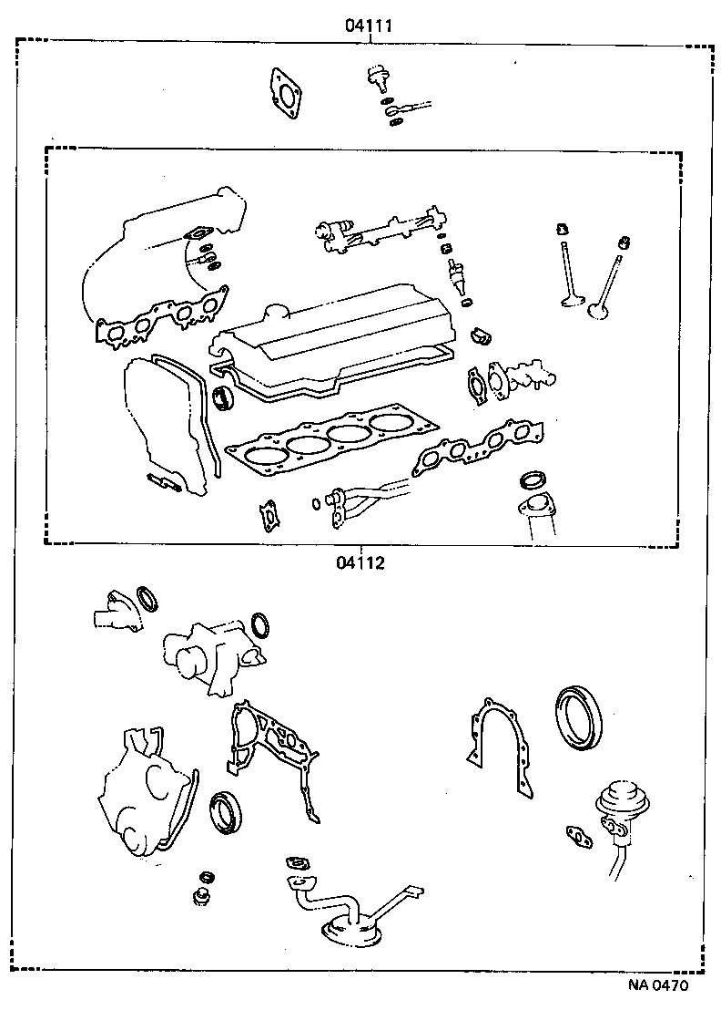 Engine Overhaul Gasket Kit