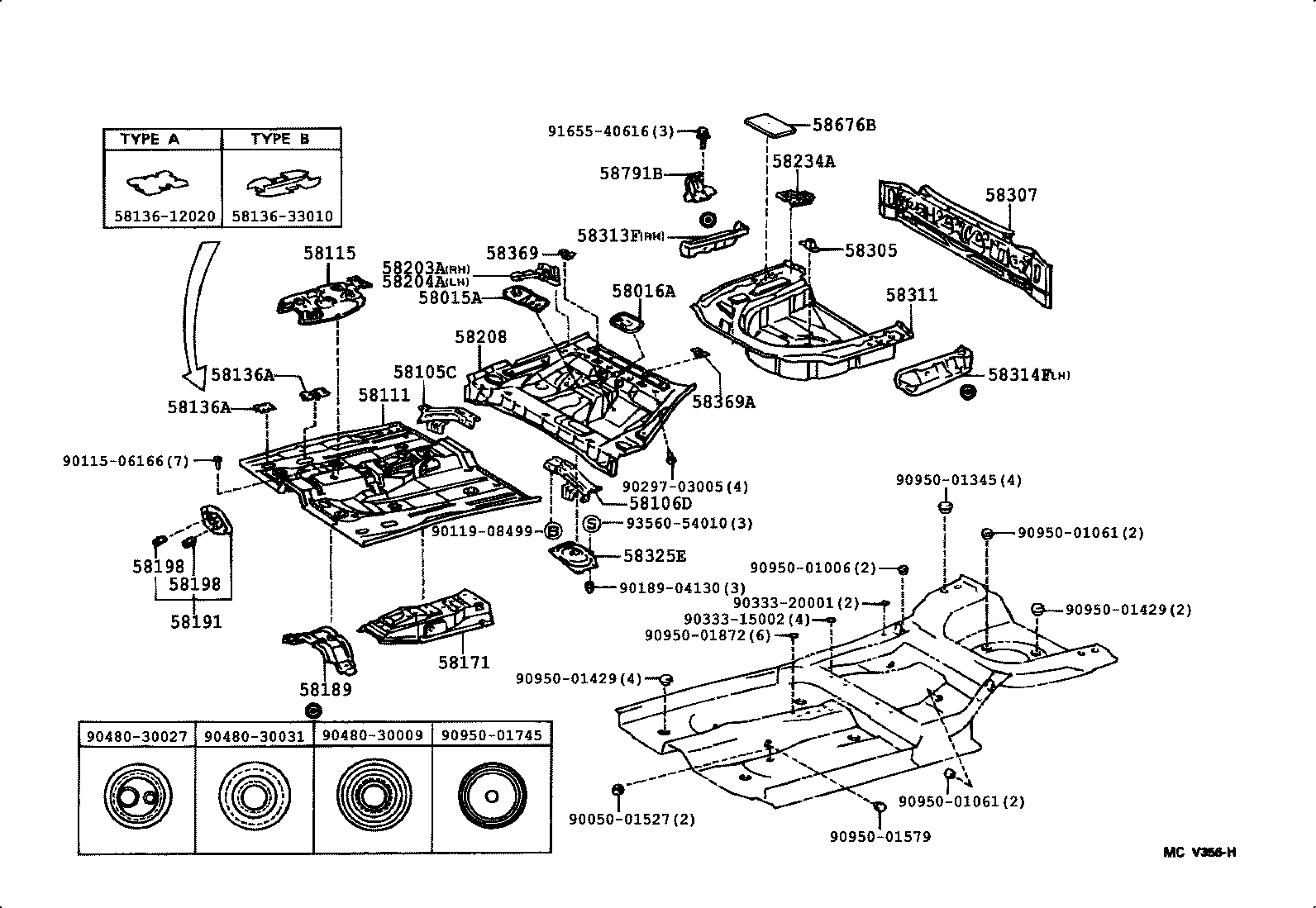 Floor Pan & Lower Back Panel