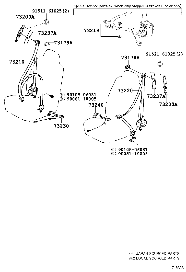 Seat Belt, Child Restraint Seat