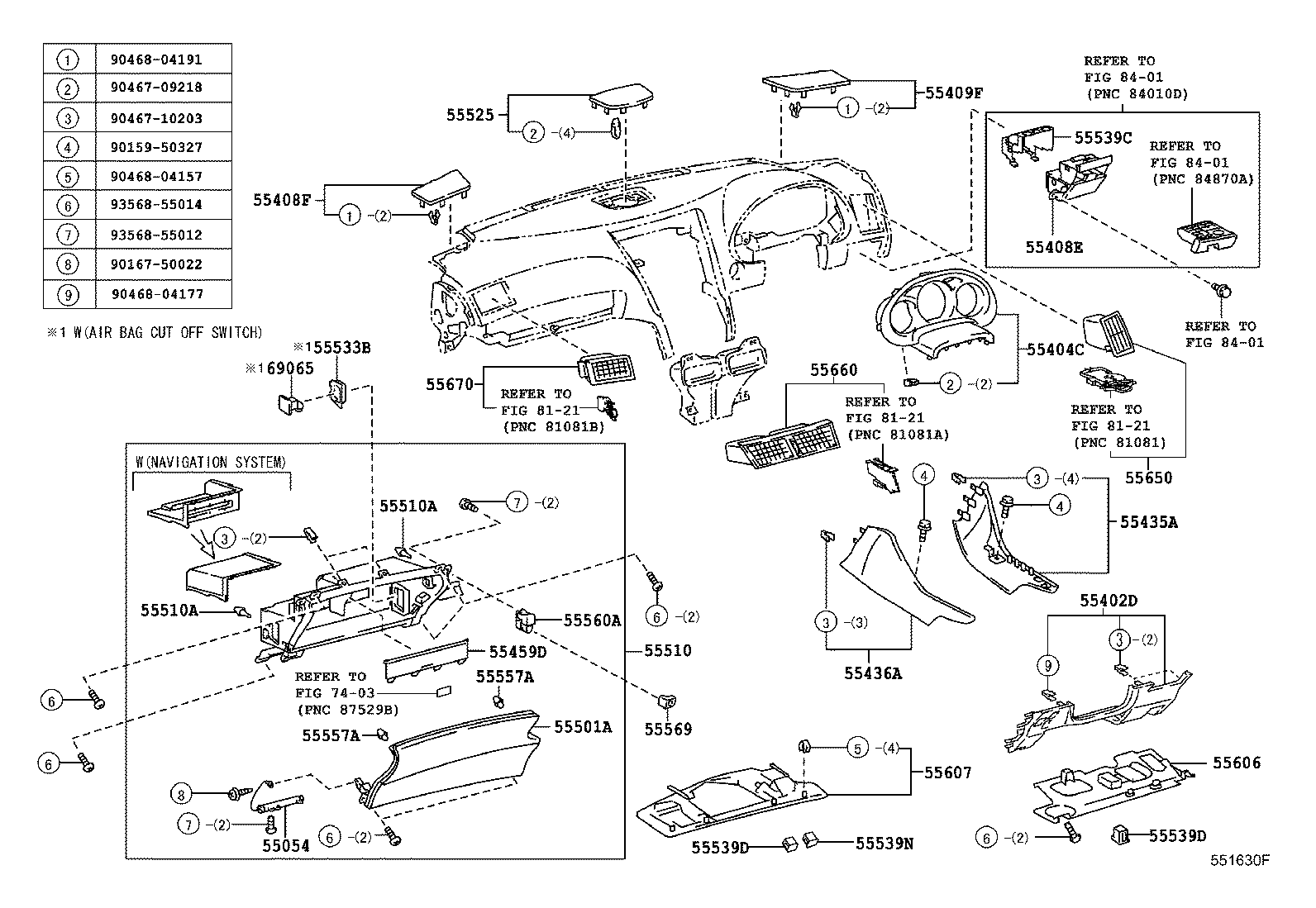 Instrument Panel Glove Compartment