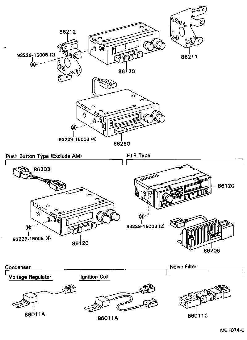 Radio Receiver & Amplifier & Condenser