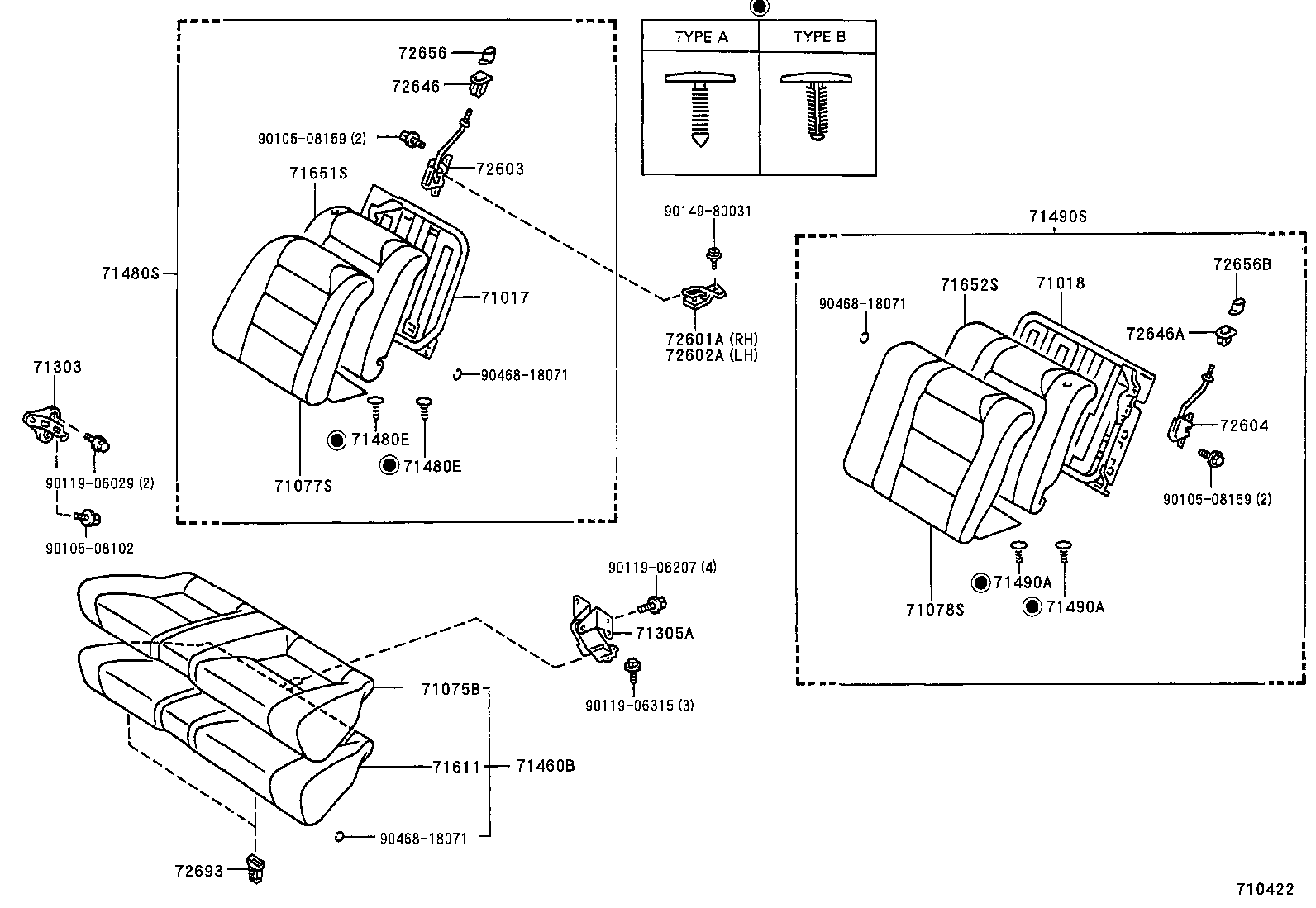 Rear Seat & Seat Track