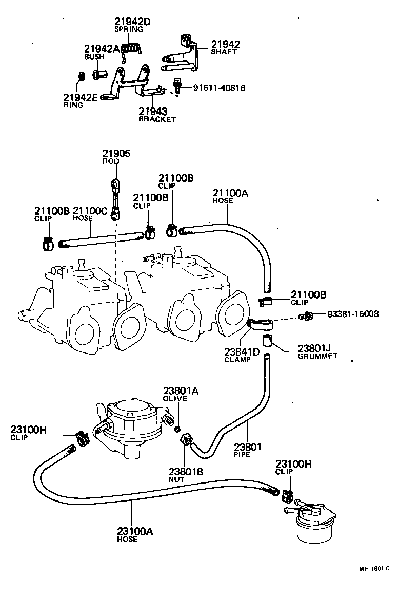 Fuel Pipe Clamp
