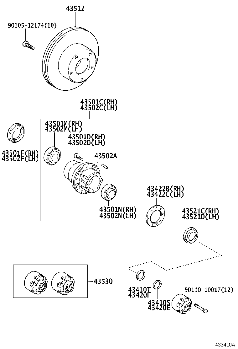 Front Axle Hub