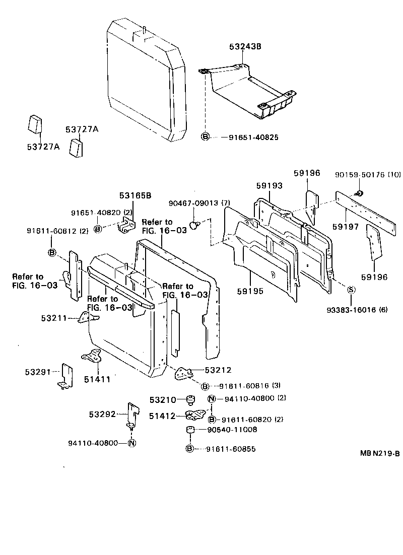 Radiator Support Wind Guide