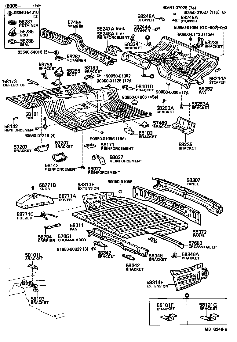 Floor Pan & Lower Back Panel