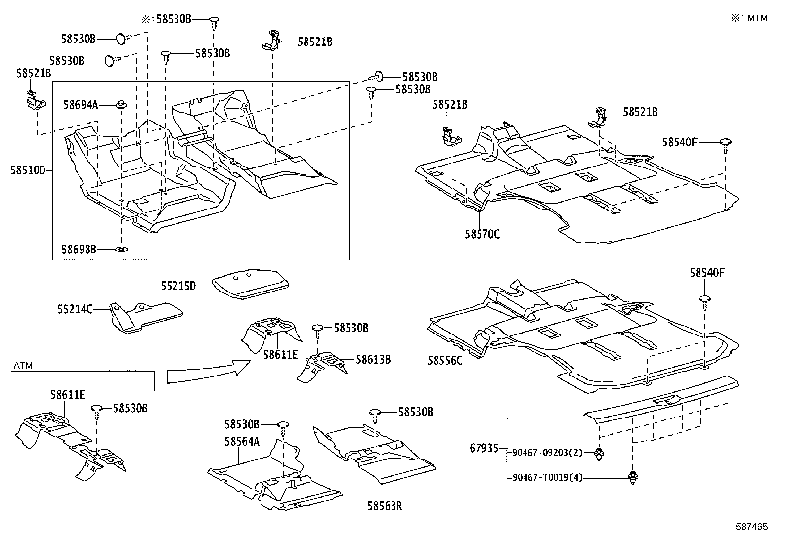 Floor Mat & Silencer Pad