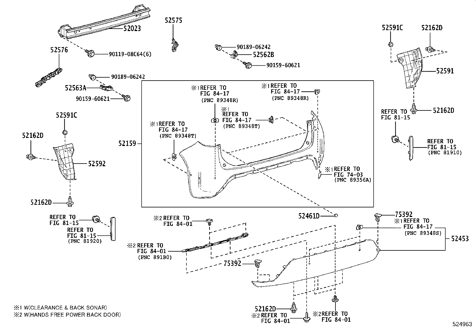 Rear Bumper & Bumper Stay