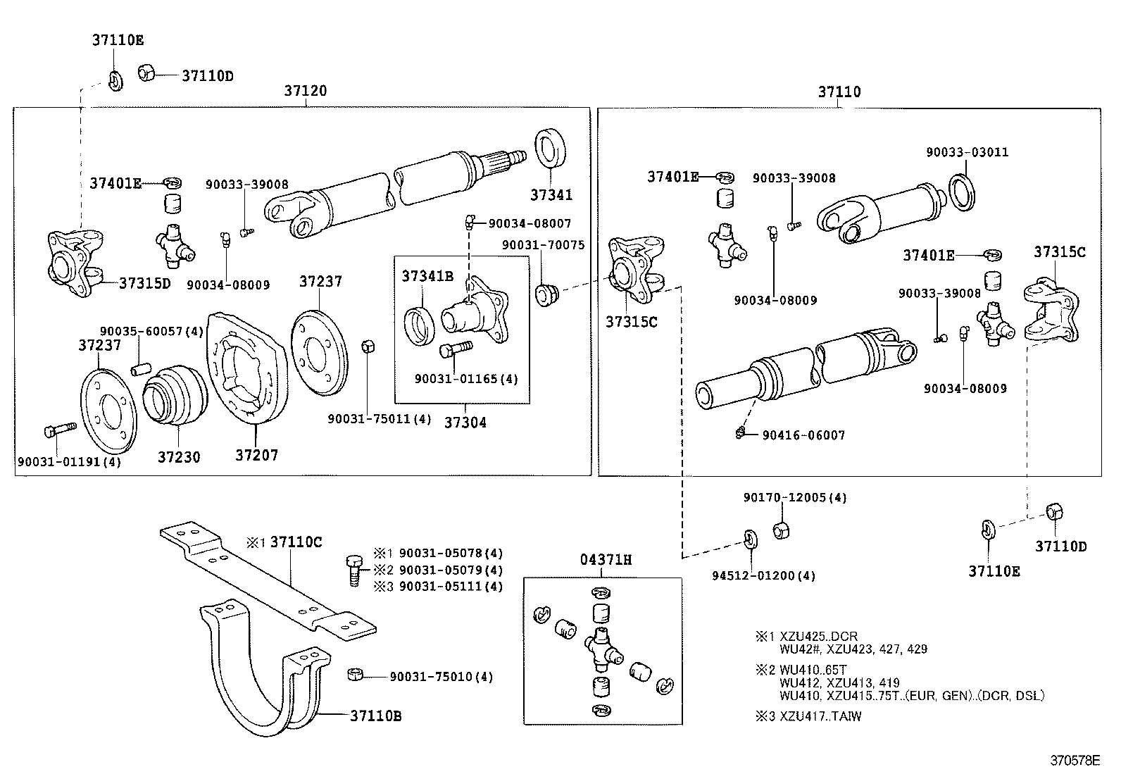 Propeller Shaft & Universal Joint
