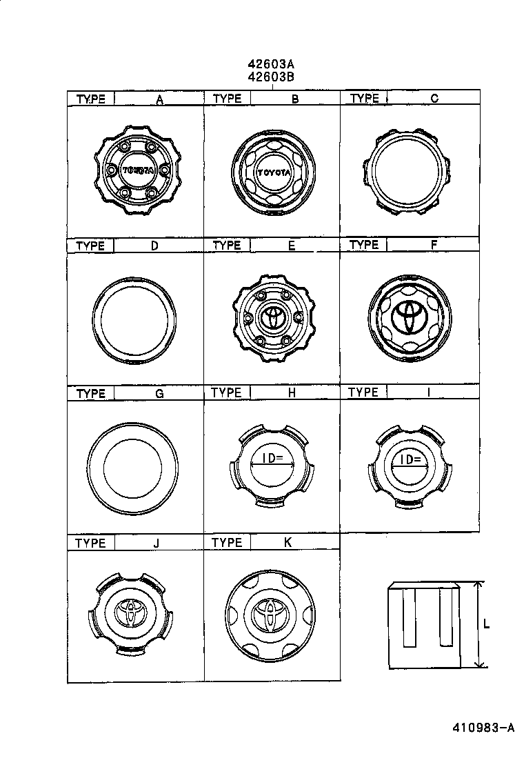 Tapa de rueda de disco