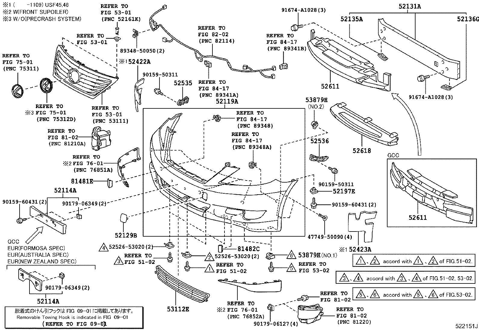 Front Bumper Bumper Stay